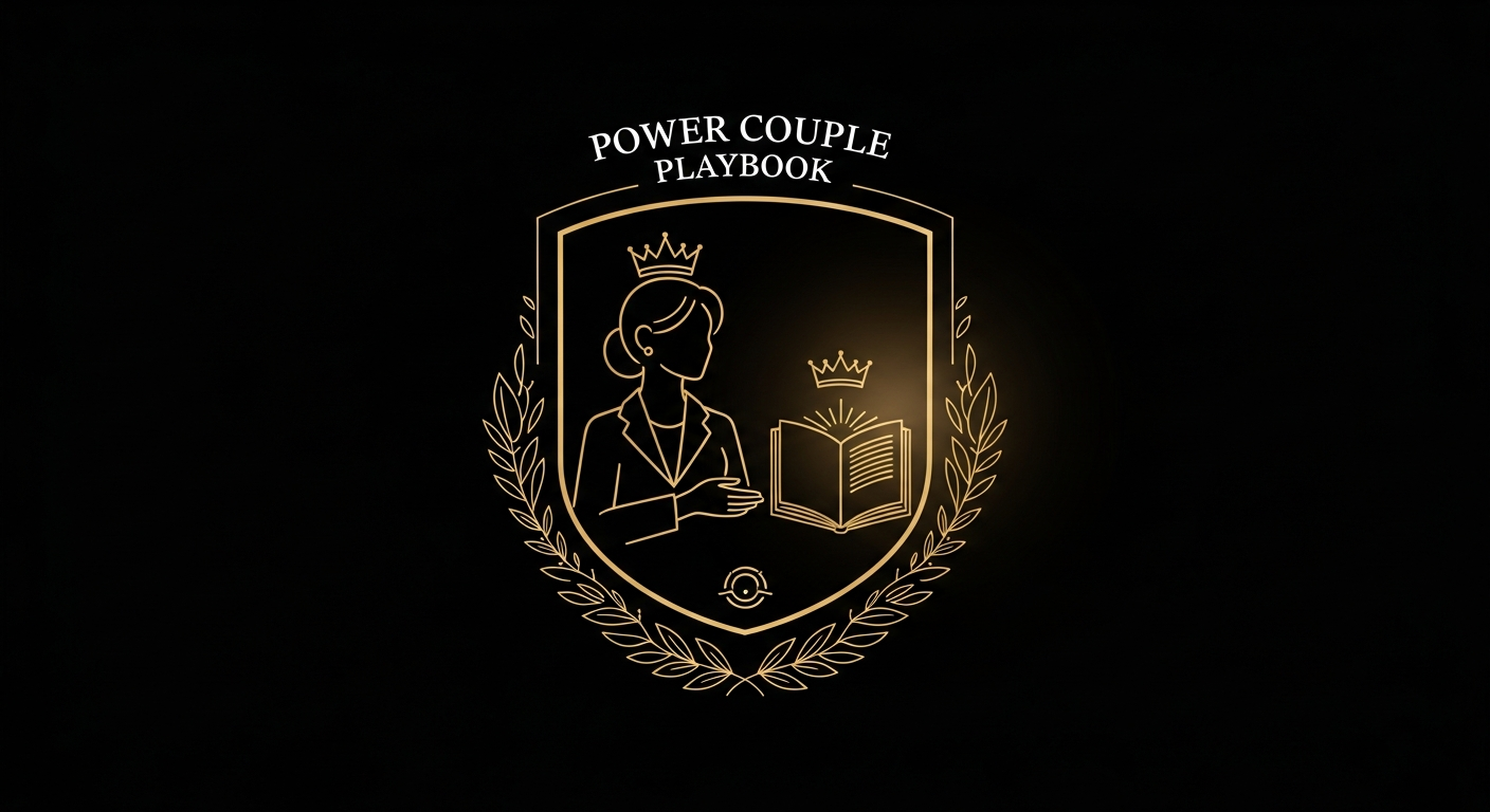 Black and gold editorial illustration for Article #007: How to Be a Better Wife Without Losing Your Voice.