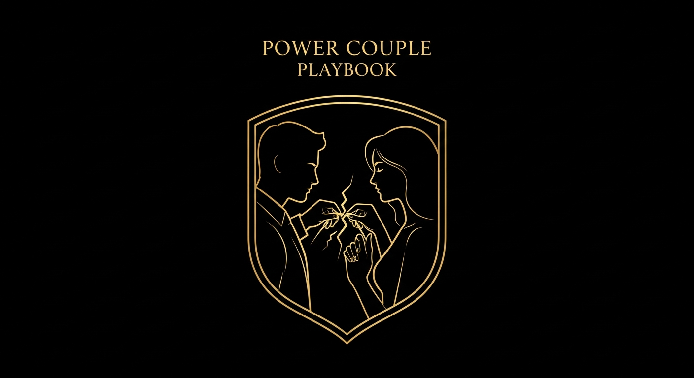 Black and gold editorial illustration for Article #017: The 24-Hour Rule for Marriage Conflict.