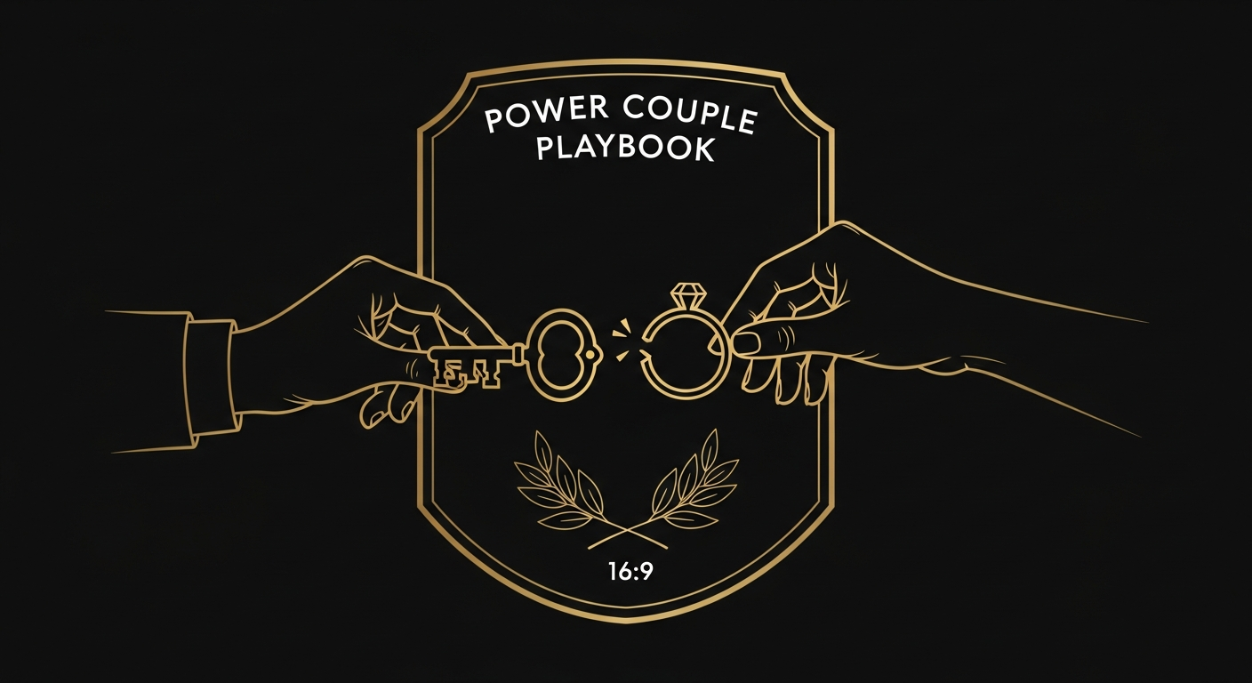 Black and gold editorial illustration for Article #023: How to Make Your Husband Feel Respected and Appreciated.