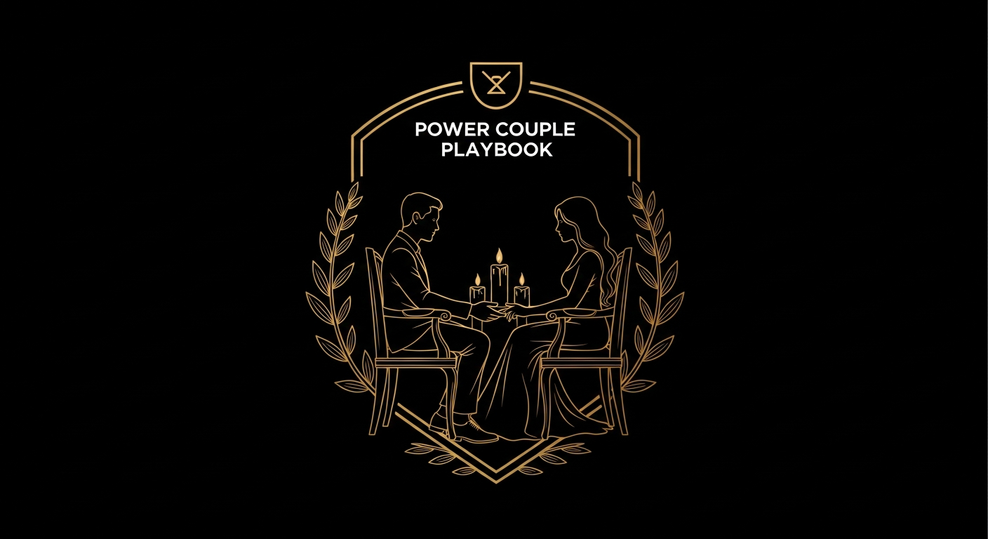 Black and gold editorial illustration for Article #032: What to Do When One Spouse Wants Intimacy More Than the Other.