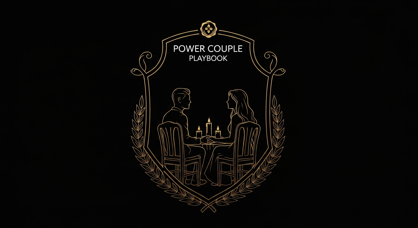 Black and gold editorial illustration for Article #034: Simple Ways to Bring Affection Back Into Your Marriage.