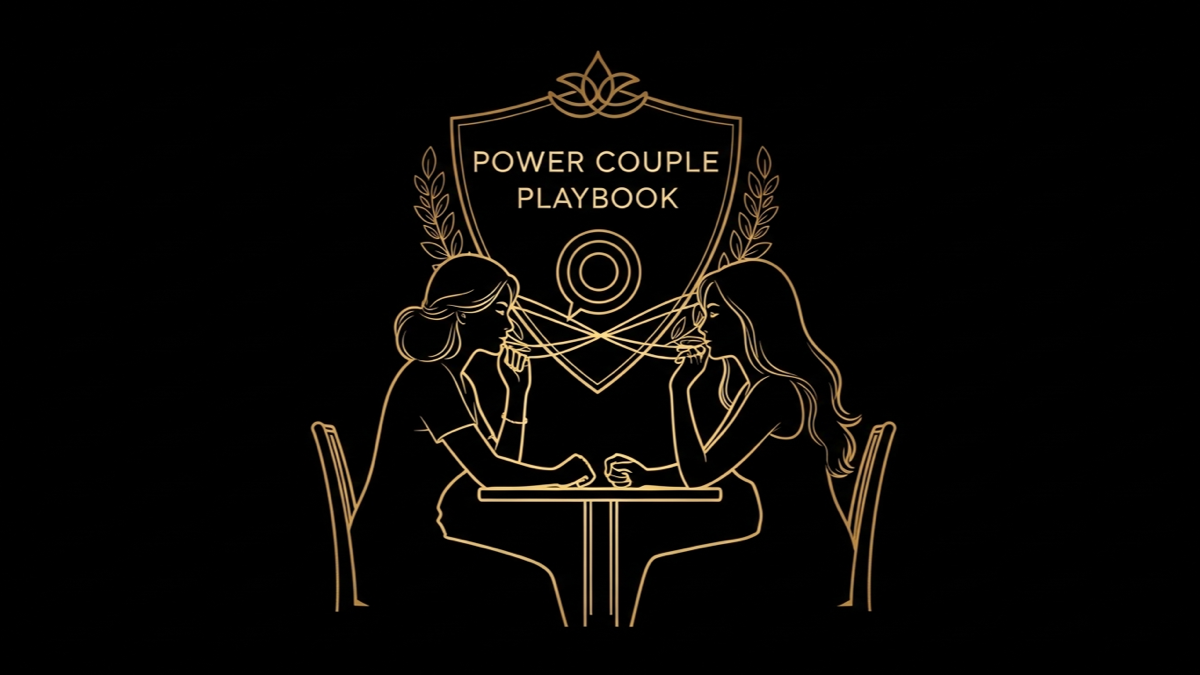 Black and gold editorial illustration for How Can a Wife Communicate Needs Without Sounding Critical?.