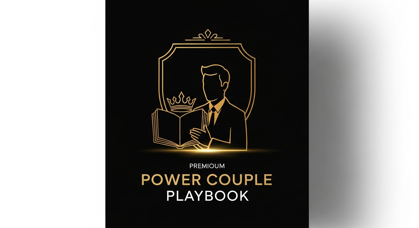 Black and gold editorial illustration for How to Earn Respect as a Husband.
